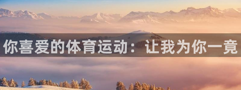 vsport体育官方正版app集团官网首页：你喜爱的体育运动